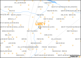 map of Lurcy