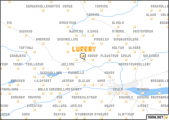 map of Lureby