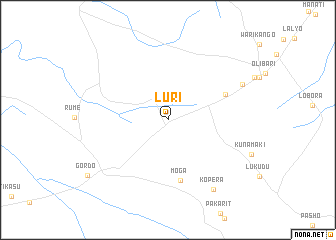 map of Luri