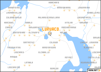 map of Luruaco