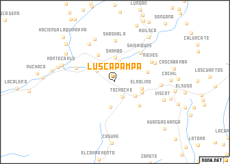 map of Luscapampa