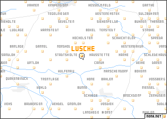 map of Lüsche