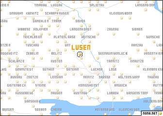 map of Lüsen
