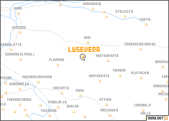 map of Lusevera