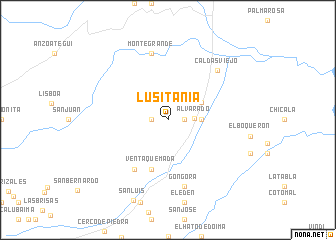 map of Lusitania