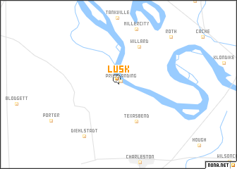 map of Lusk