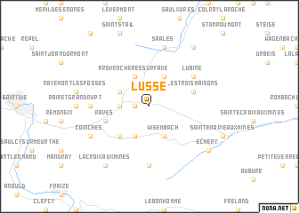 map of Lusse