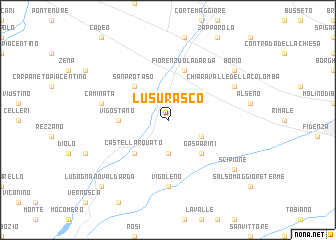 map of Lusurasco