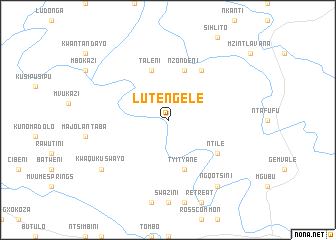 map of Lutengele
