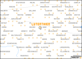 map of Lütenthien