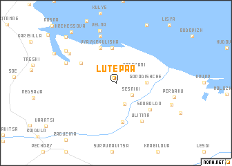 map of Lutepää