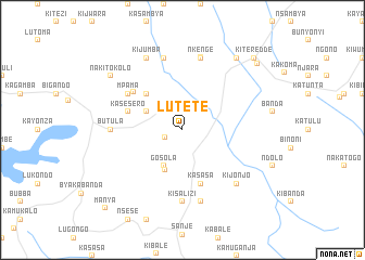 map of Lutete