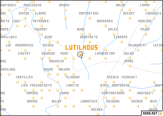 map of Lutilhous