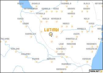 map of Lutindi