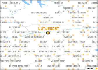 map of Lutjegast