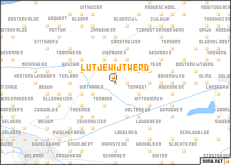 map of Lutjewijtwerd