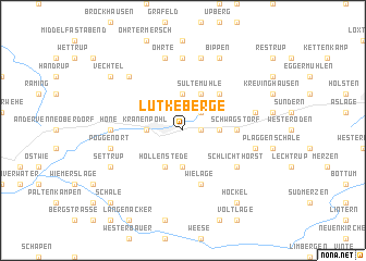 map of Lütkeberge