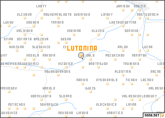 map of Lutonina