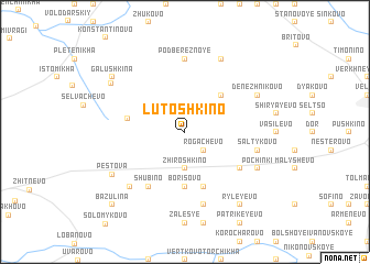 map of Lutoshkino