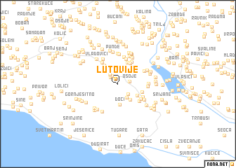 map of Lutovije