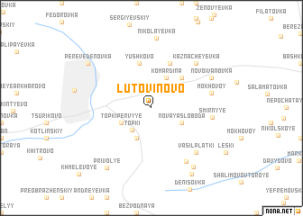 map of Lutovinovo