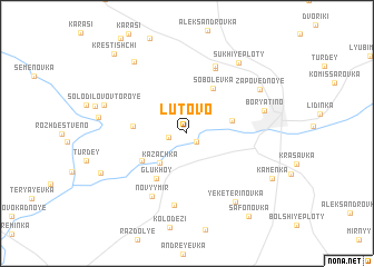 map of Lutovo