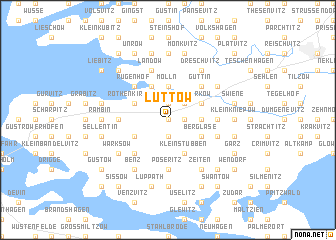 map of Luttow