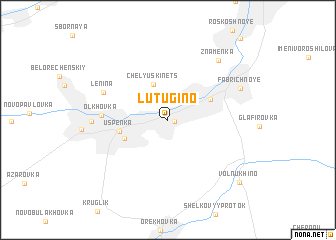 map of Lutugino