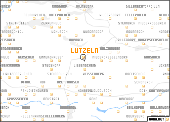 map of Lützeln