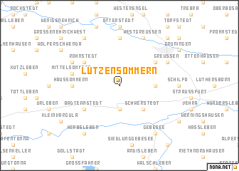 map of Lützensömmern