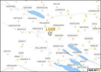 map of Luua