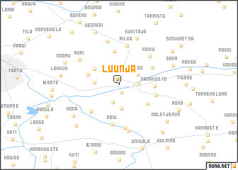 map of Luunja