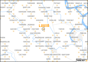 map of Lưu Xá