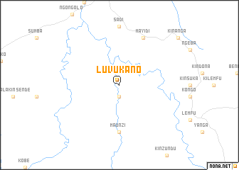 map of Luvukano
