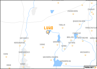 map of Luwo