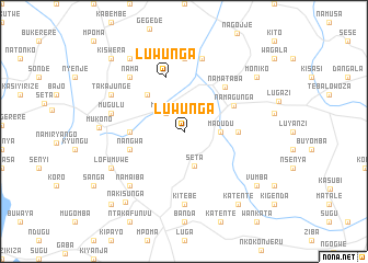 map of Luwunga