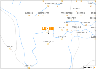 map of Luxeni