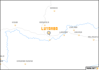 map of Luyamba