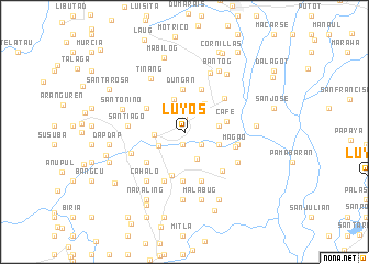 map of Luyos