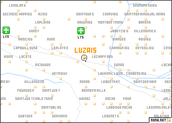 map of Luzais