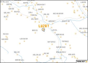 map of Luzat