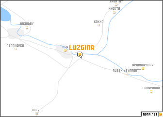 map of Luzgina