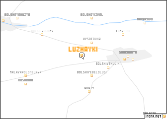map of Luzhayki