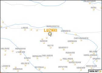 map of Luzhki