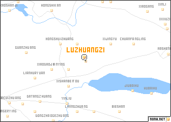 map of Luzhuangzi