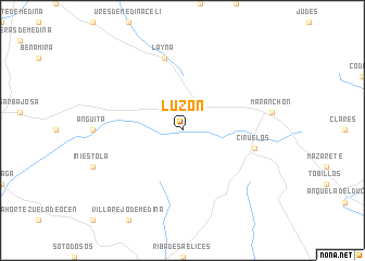 map of Luzón