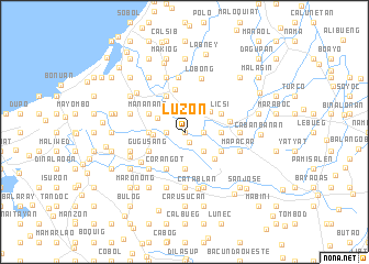 map of Luzon