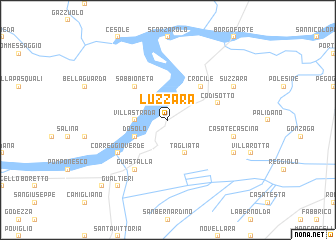 map of Luzzara