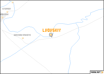 map of Lʼvovskiy