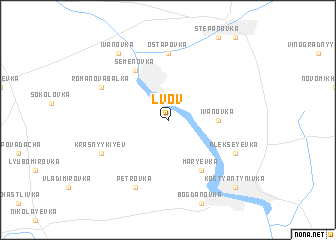 map of Lʼvov